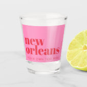 New Orleans Louisiana Party Schnapsglas (Vorderseite)
