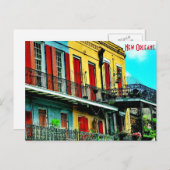 New Orleans, Louisiana Postkarte (Vorne/Hinten)