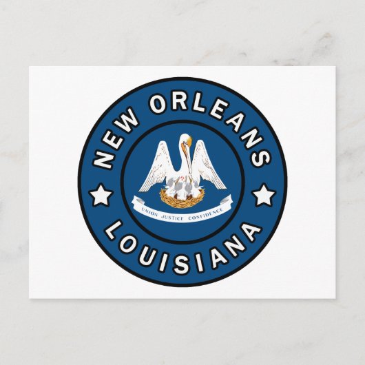 New Orleans Louisiana Postkarte (Vorderseite)
