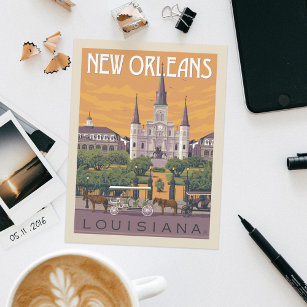 New Orleans, Louisiana Postkarte