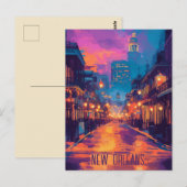 New Orleans Louisiana Postkarte (Vorne/Hinten)