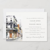 New Orleans Louisiana Probe Abendessen Einladung (Vorderseite)