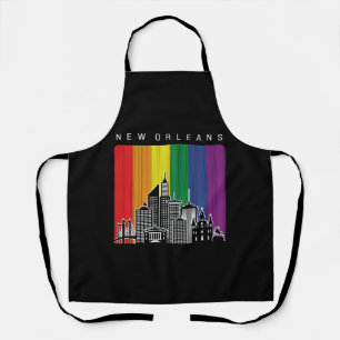 New Orleans Louisiana Rainbow Flag LGBT Pride Schürze