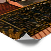 New Orleans Louisiana Royal Street Balcony Poster (Ecke)