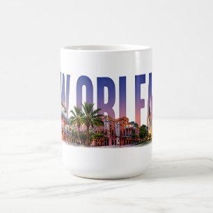 New Orleans Louisiana Skyline Stadtname Reise Kaffeetasse