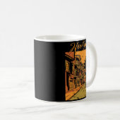 New Orleans Louisiana Souvenir Bourbon Street Kaffeetasse (VorderseiteRechts)