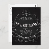 New Orleans, Louisiana - Stadt mit Soul Postkarte (Vorne/Hinten)