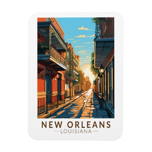 New Orleans Louisiana Städtische Badeanstalt Magnet (Vertikal)