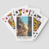 New Orleans Louisiana Städtische Badeanstalt Spielkarten (Rückseite)