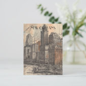 New Orleans Louisiana Travel Postkarte (Stehend Vorderseite)