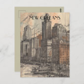 New Orleans Louisiana Travel Postkarte (Vorne/Hinten)