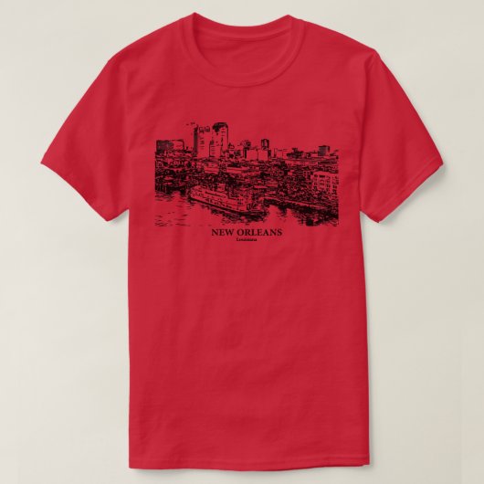 New Orleans Louisiana TShirt - 4 (Design vorne)