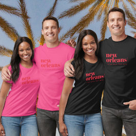 New Orleans Louisiana Typografie T-Shirt