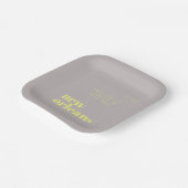 New Orleans Louisiana typografisches Party Pappteller (Gewinkelt)