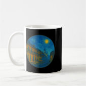 New Orleans Louisiana - Van Gogh Starry Night Styl Kaffeetasse (Links)