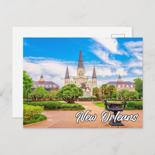 New Orleans, Louisiana, Vereinigte Staaten Postkarte (Vorne/Hinten)