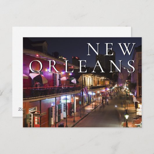 New Orleans, Louisiana | Vielen Dank Postkarte (Vorne/Hinten)
