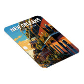 New Orleans Louisiana Vintag Magnet (Rechte Seite)