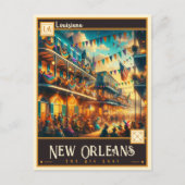 New Orleans, Louisiana | VINTAG Postkarte (Vorderseite)
