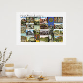 New Orleans, Louisiana Vintage Aussicht Poster (Küche)