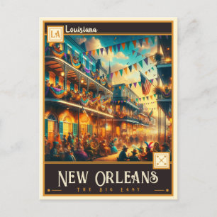 New Orleans, Louisiana Vintage Postkarte