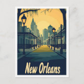 New Orleans Louisiana Vintage Postkarte (Vorderseite)