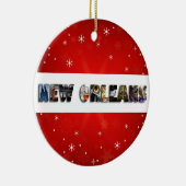 New Orleans Louisiana Weihnachten Keramik Ornament (Rechts)