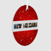 New Orleans Louisiana Weihnachten Ornament (Vorderseite)