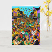 New Orleans, Louisiana wünscht, Sie wären hier Karte (Gelbe Blume)