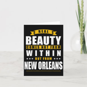 New Orleans - Lustiges D Stadt Geschenk Karte