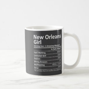 New Orleans Mädchen La Louisiana Lustige Stadt Hei Kaffeetasse