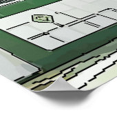 New Orleans Magazine Street Café Poster (Ecke)