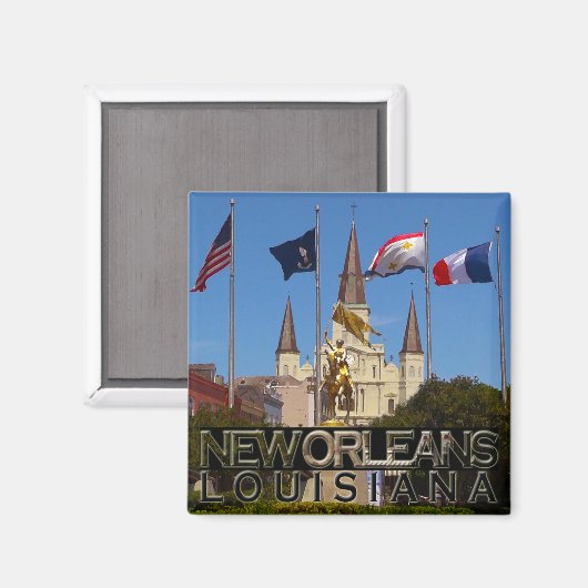 New Orleans Magnet (Vorderseite/Rückseite)