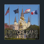 New Orleans Magnet<br><div class="desc">Souvenir zeigen einen zusammengesetzten Blick auf die Sehenswürdigkeiten in New Orleans,  Louisiana.</div>