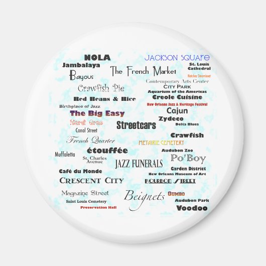 New Orleans Magnet (Vorne)