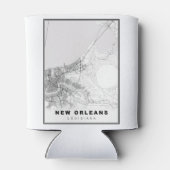 New Orleans Map Dosenkühler (Rückseite)