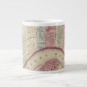 New Orleans Map von Mitchell Jumbo-Tasse (Vorderseite)