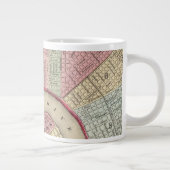 New Orleans Map von Mitchell Jumbo-Tasse (Rechts)