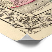 New Orleans Map von Mitchell Poster (Ecke)