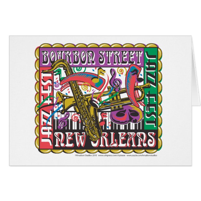 New Orleans Mardi Gras (Vorderseite (Horizontal))