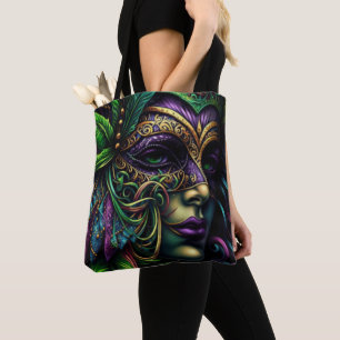 New Orleans Mardi Gras Abstrakte Kunst Tasche