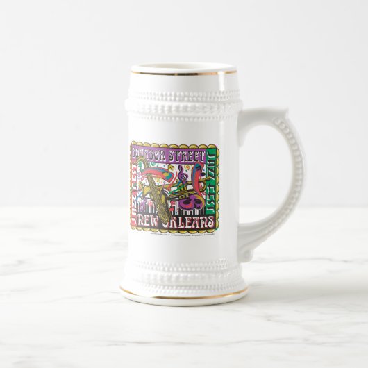 New Orleans Mardi Gras Bierglas (Rechts)