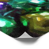 New Orleans Mardi Gras Hat Beads Poster drucken (Ecke)