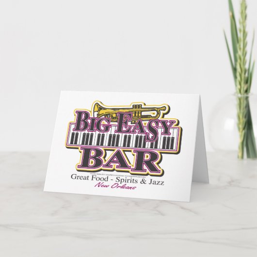 New Orleans Mardi Gras Karte (Vorderseite)