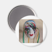 New Orleans Mardi Gras Mask Magnet (Vorderseite/Rückseite)