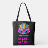 New Orleans Mardi Gras Mask Tasche (Rückseite)