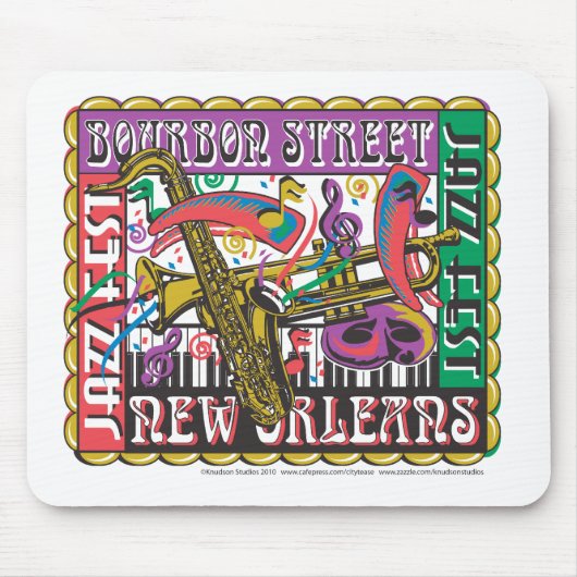 New Orleans Mardi Gras Mousepad (Vorne)