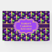 New Orleans Mardi Gras oder Karneval Banner (Horizontal)