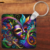 New Orleans Mardi Gras Schlüsselanhänger (Rückseite)