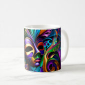 New Orleans Mardi Gras Tasse (VorderseiteRechts)